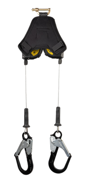 Werner 8ft Bantam TwinLeg Leading Edge Self-Retracting Lifeline w/Aluminum Rebar
