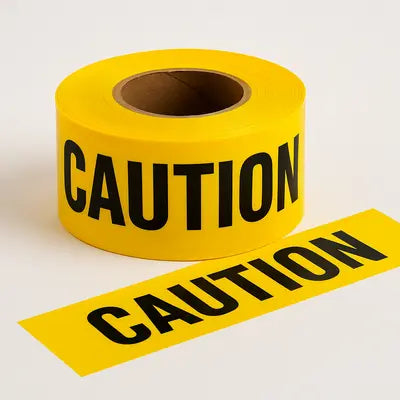 Reinforced Yellow Caution Tape