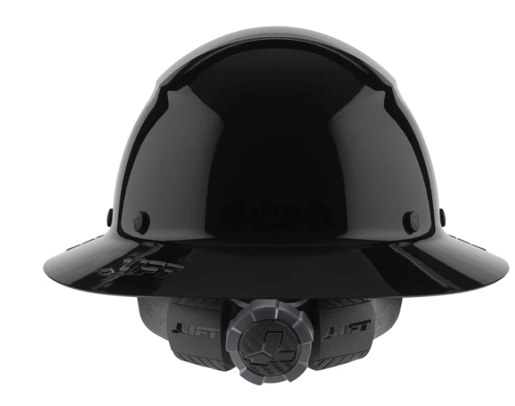 Lift DAX Fifty/50 Black & White Full Brim Hard Hat