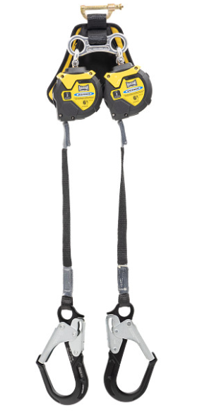 Werner 6ft Bantam TwinLeg Self-Retracting Lifeline w/Aluminum Rebar, Leading Edge Capability