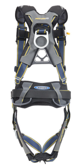 Werner ProForm F3 Construction Style Harness w/ Quick Connect Legs and Steel Hardware