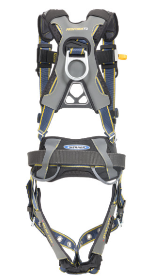 Werner ProForm F3 Construction Style Harness w/ Tongue & Buckle Legs and Steel Hardware