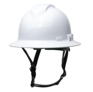 Pyramex Ridgeline Type 2 Non-Vented Full Brim Hardhat (White)