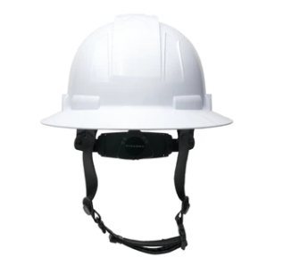 Pyramex Ridgeline Type 2 Non-Vented Full Brim Hardhat (White)