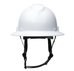 Pyramex Ridgeline Type 2 Non-Vented Full Brim Hardhat (White)