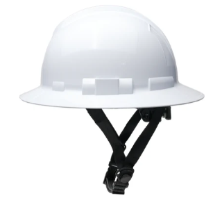 Pyramex Ridgeline Type 2 Non-Vented Full Brim Hardhat (White)
