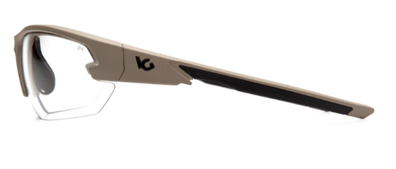 VentureGear Tactical Semtex 2.0 Anti-Fog Scratch Resistant Safety Glasses - Tan