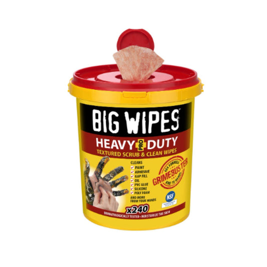 Heavy Duty Wipes 240ct Bucket